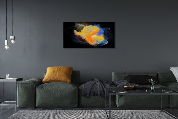 Obraz na plátne farebné fraktály 100x50 cm