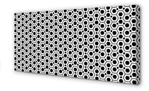 Obraz canvas šesťuholníky 100x50 cm