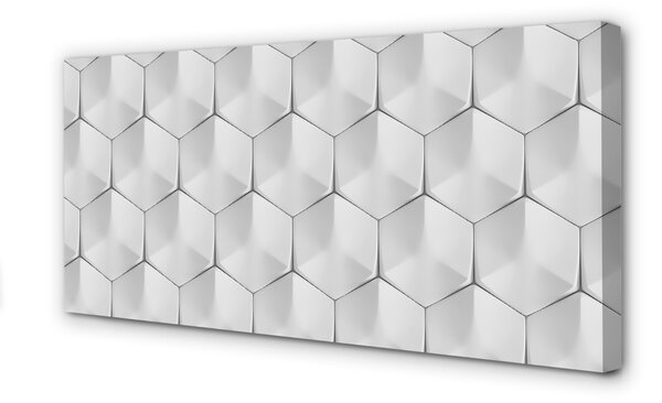 Obraz canvas 3d šesťuholníky 100x50 cm