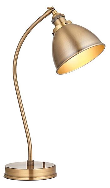 Endon 98747 - Stolná lampa FRANKLIN 1xE14/7W/230V mosadz