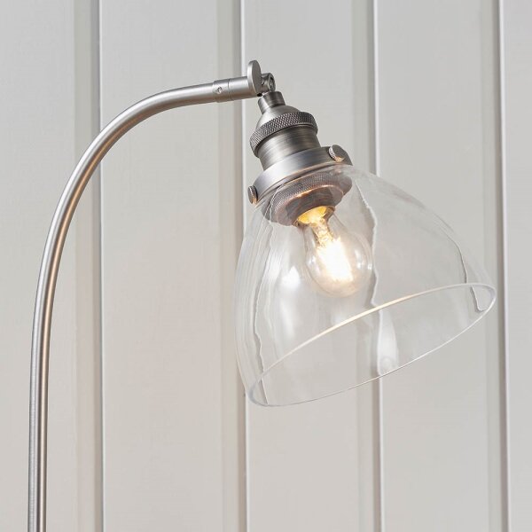 Endon 91740 - Stolná lampa HANSEN 1xE14/40W/230V matný chróm