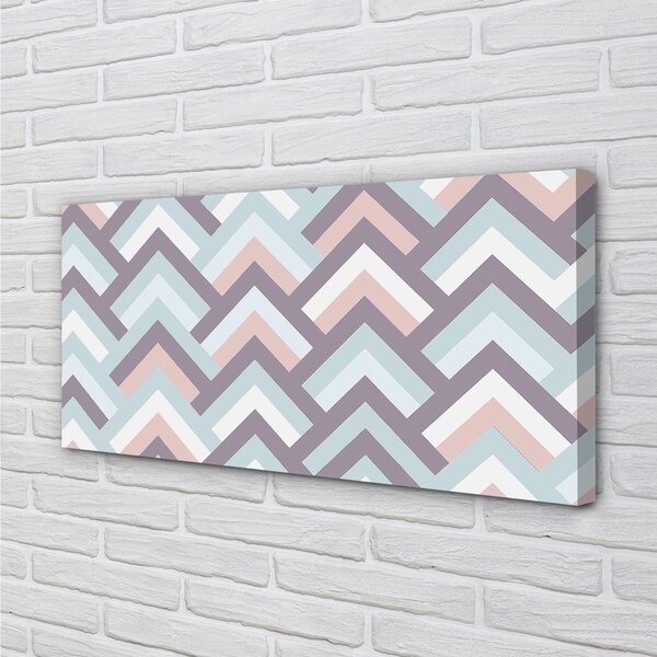 Obraz canvas herringbone pruhy 100x50 cm