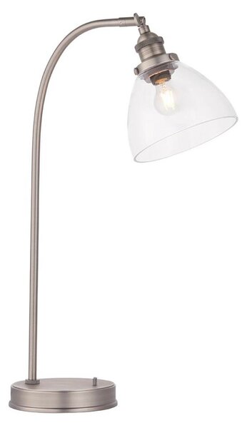 Endon 91740 - Stolná lampa HANSEN 1xE14/40W/230V matný chróm