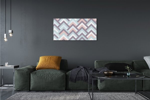 Obraz canvas herringbone pruhy 100x50 cm