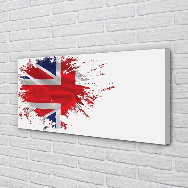 Obraz canvas Vlajka Veľkej Británie 100x50 cm