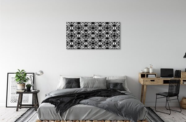 Obraz canvas Kvetinový geometrický vzor 100x50 cm