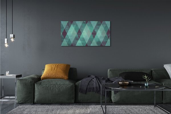 Obraz canvas Geometrický vzor diamantov 100x50 cm