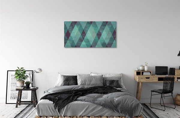 Obraz canvas Geometrický vzor diamantov 100x50 cm