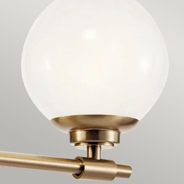 Kichler KL-BENNO2-CPZ - LED Kúpeľ. svietidlo BENNO 2xG9/3W/230V IP44 mosadz