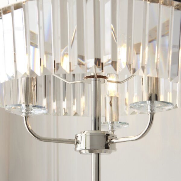 Endon 108103 - Stojacia lampa CHESTERFIELD 3xE14/6W/230V lesklý chróm