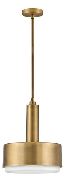 Hinkley HK-CEDRIC-P-M-BR - Luster na tyči CEDRIC 2xE27/60W/230V pr. 33 cm mosadz