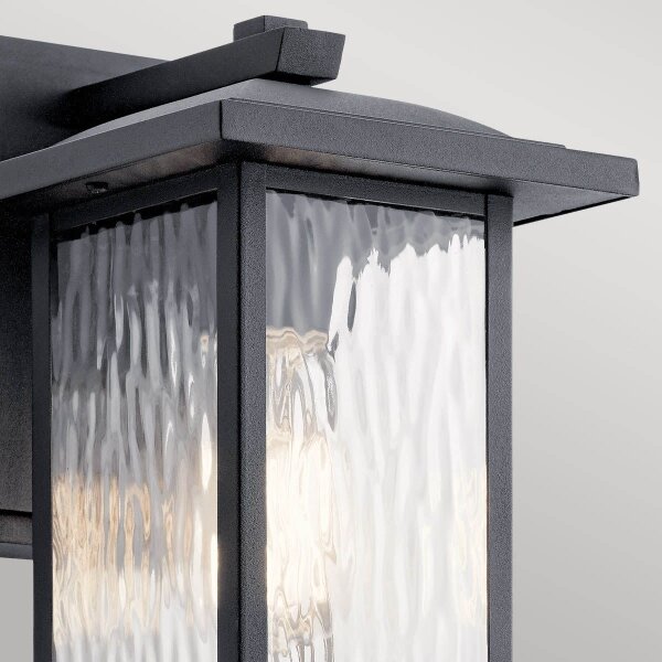 Kichler KL-CAPPANNA-S-BKT - Vonkajšie nástenné svietidlo CAPPANNA S 1xE27/60W/230V IP44
