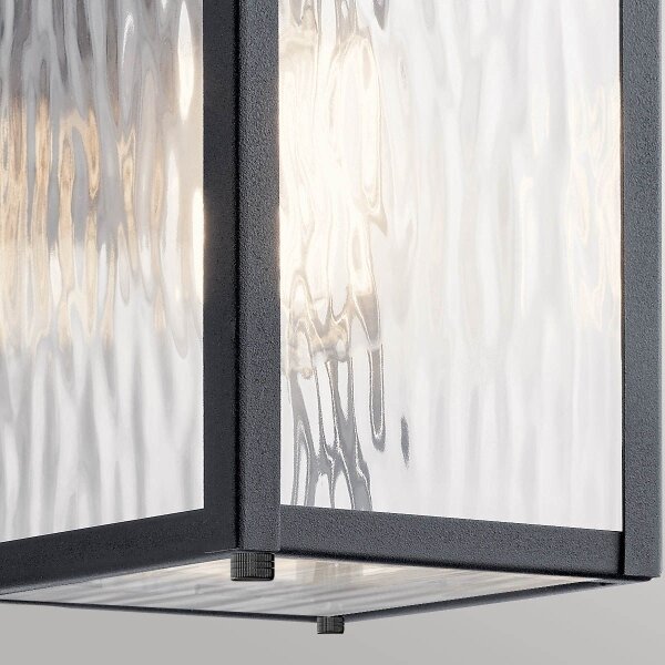 Kichler KL-CAPPANNA-S-BKT - Vonkajšie nástenné svietidlo CAPPANNA S 1xE27/60W/230V IP44