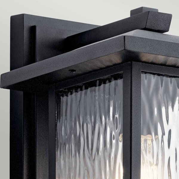 Kichler KL-CAPPANNA-M-BKT - vonkajšie nástenné svietidlo M CAPPANNA 1xE27/60W/230V IP44