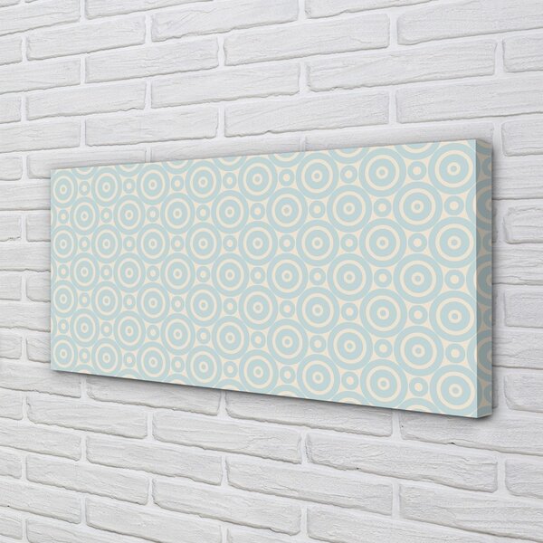 Obraz canvas geometrické kruhy 100x50 cm