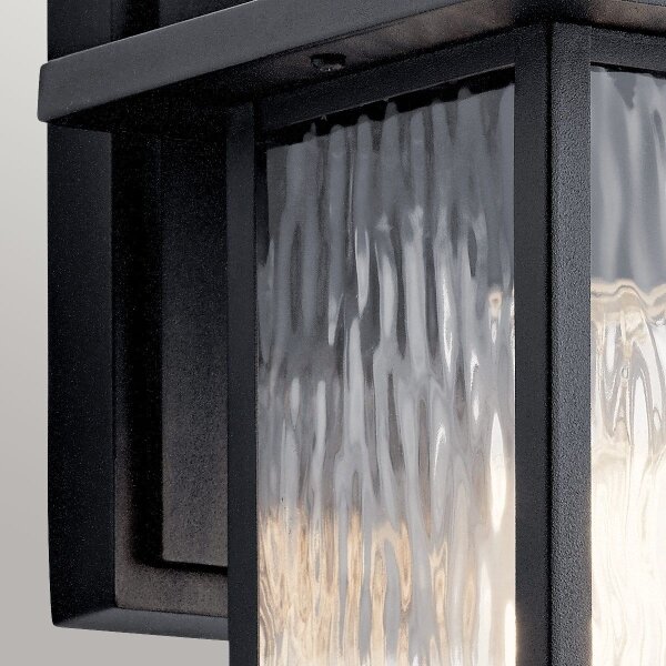 Kichler KL-CAPPANNA-S-BKT - Vonkajšie nástenné svietidlo CAPPANNA S 1xE27/60W/230V IP44