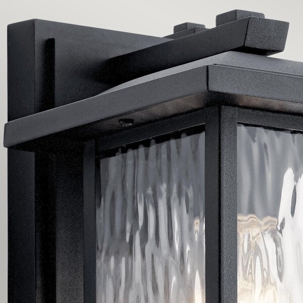 Kichler KL-CAPPANNA-S-BKT - Vonkajšie nástenné svietidlo CAPPANNA S 1xE27/60W/230V IP44