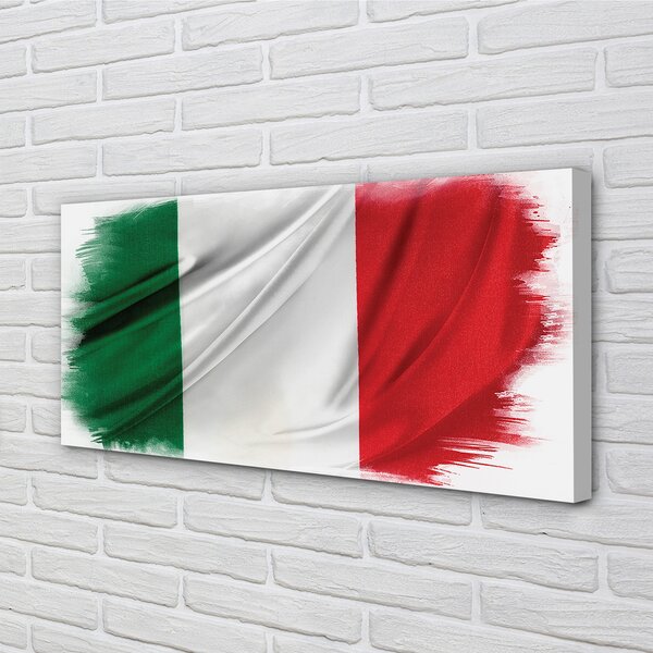 Obraz canvas flag taliansko 100x50 cm