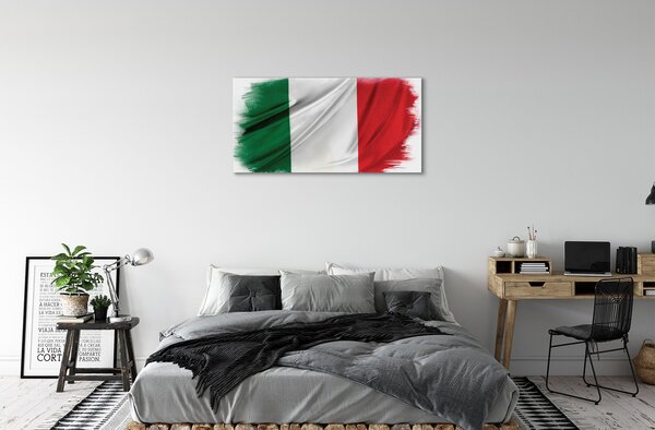 Obraz canvas flag taliansko 100x50 cm