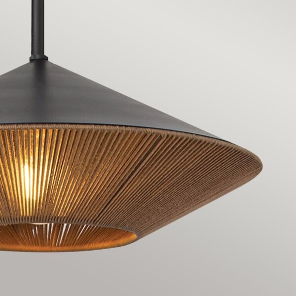 Alora Mood ALM-DAPHNE-P-L-MB - Luster na tyči DAPHNE 1xE27/60W/230V pr. 38,1 cm