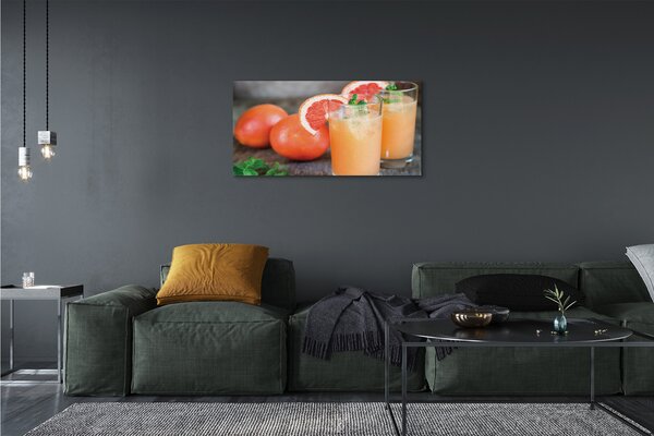 Obraz canvas grapefruit koktail 100x50 cm