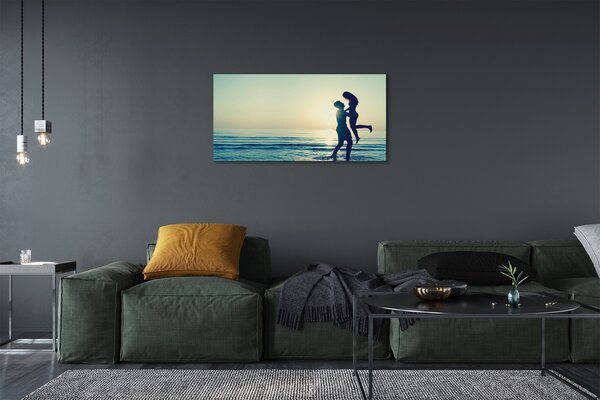 Obraz canvas sea ľudí 100x50 cm