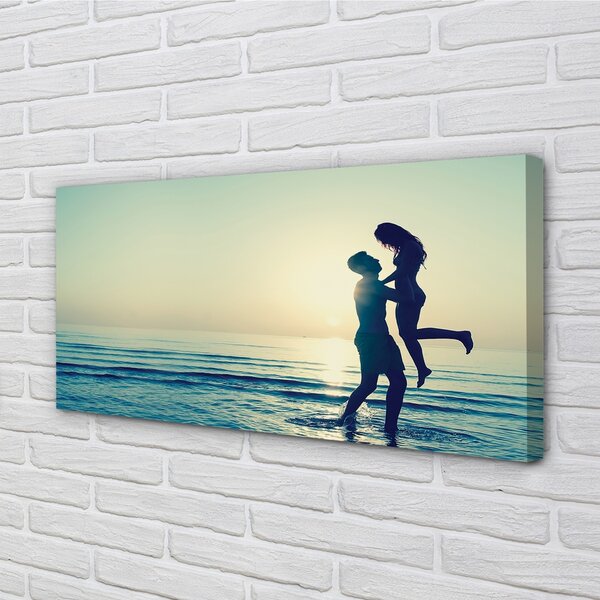 Obraz canvas sea ľudí 100x50 cm