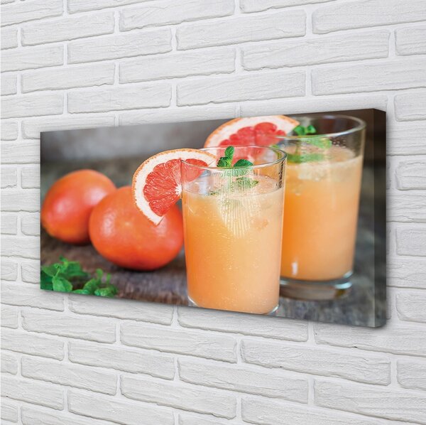 Obraz canvas grapefruit koktail 100x50 cm