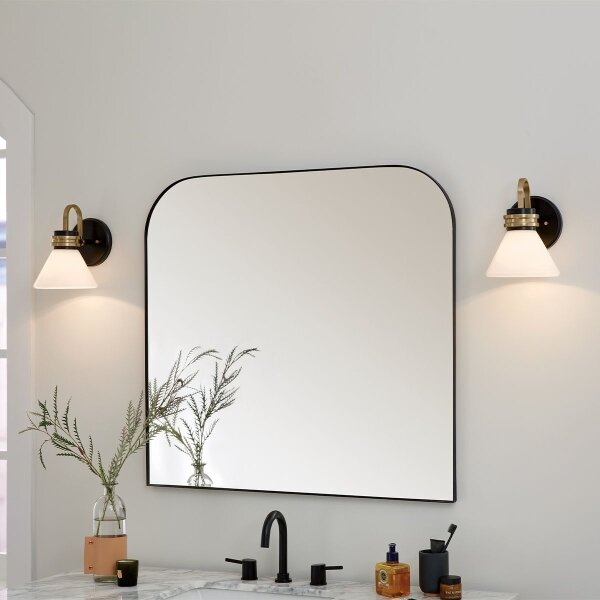 Kichler KL-FARUM1-BK - LED Kúpeľňová lampa FARUM 1xG9/3W/230V čierna/mosadz