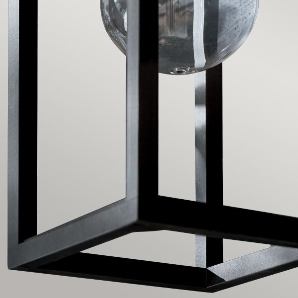 Kichler KL-HONE-M-BKT - Vonkajšie nástenné svietidlo HONE M 1xE27/60W/230V IP44