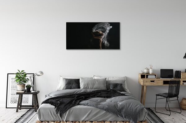 Obraz canvas žena dym 100x50 cm
