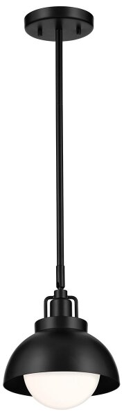 Kichler KL-NIVA-1W-1P-BK - Nástenná lampa NIVA 1xE27/40W/230V čierna