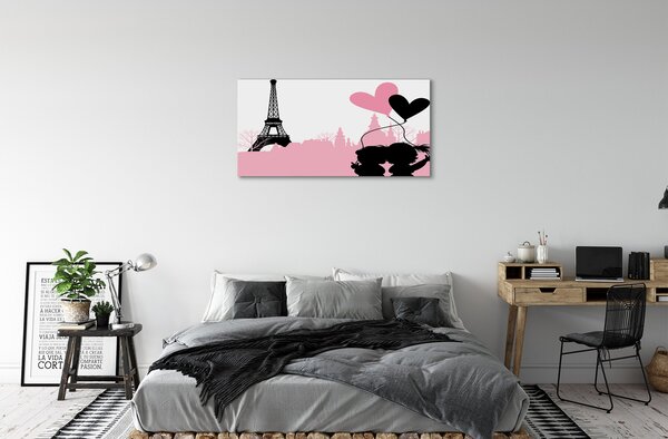 Obraz canvas Srdcom mestskej veže 100x50 cm