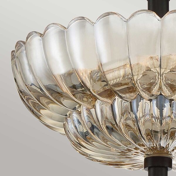 Quoizel QZ-WHITECAP-SF-S - Stropné svietidlo WHITECAP 3xE14/40W/230V pr. 29,7 cm