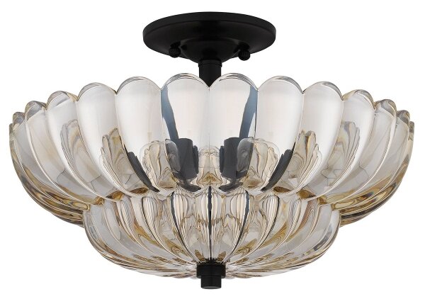 Quoizel QZ-WHITECAP-SF-M - Stropné svietidlo WHITECAP 4xE14/40W/230V pr. 39,5 cm