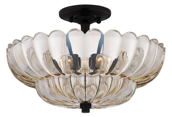 Quoizel QZ-WHITECAP-SF-M - Stropné svietidlo WHITECAP 4xE14/40W/230V pr. 39,5 cm