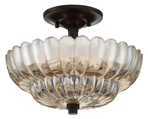 Quoizel QZ-WHITECAP-SF-S - Stropné svietidlo WHITECAP 3xE14/40W/230V pr. 29,7 cm