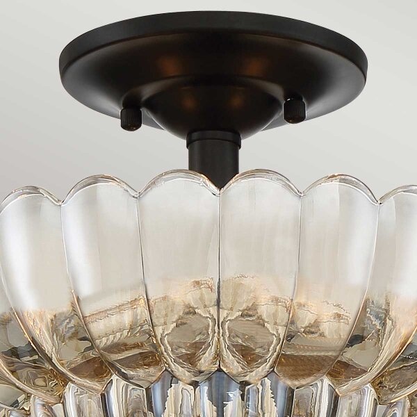 Quoizel QZ-WHITECAP-SF-S - Stropné svietidlo WHITECAP 3xE14/40W/230V pr. 29,7 cm