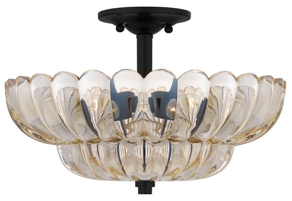 Quoizel QZ-WHITECAP-SF-M - Stropné svietidlo WHITECAP 4xE14/40W/230V pr. 39,5 cm