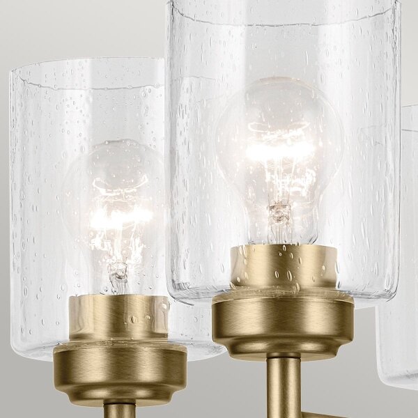 Kichler KL-WINSLOW5-NBR - Luster na reťazi WINSLOW 5xE27/60W/230V mosadz