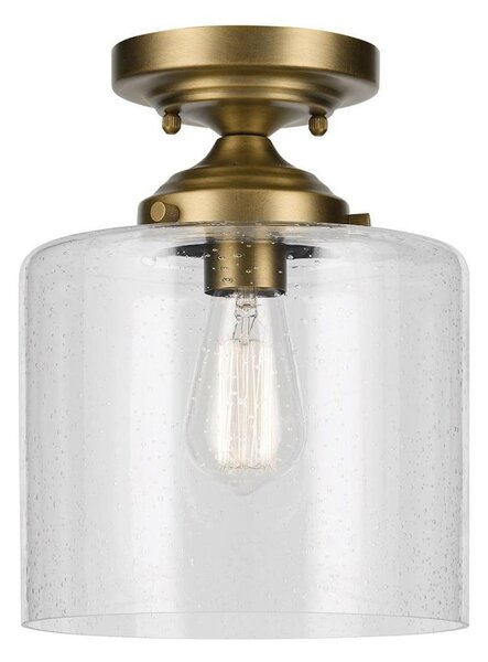 Kichler KL-WINSLOW-SF-NBR-Strop. svietidlo WINSLOW 1xE27/60W/230V pr.21,6cm mosadz