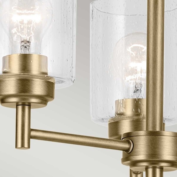 Kichler KL-WINSLOW3-NBR - Luster na reťazi WINSLOW 3xE27/60W/230V mosadz