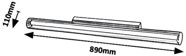Rabalux 6750 - LED Nástenné svietidlo PAULA LED/18W/230V