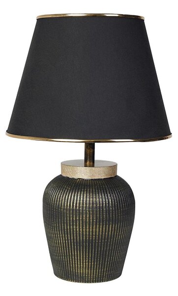Stolná lampa RAMZES 1xE27/40W/230V čierna/zlatá