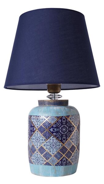 Stolná lampa RAMZES 1xE27/40W/230V modrá