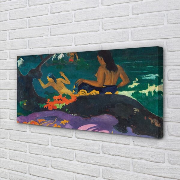 Obraz canvas Fatata te Miti (Na pobreží) - Paul Gauguin 100x50 cm