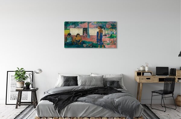 Obraz canvas No te aha oe riri (Prečo sa hneváš?) - Paul Gauguin 100x50 cm