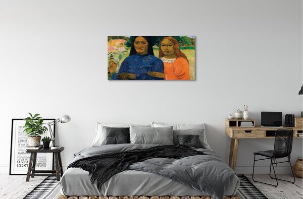 Obraz canvas Dve ženy - Paul Gauguin 100x50 cm