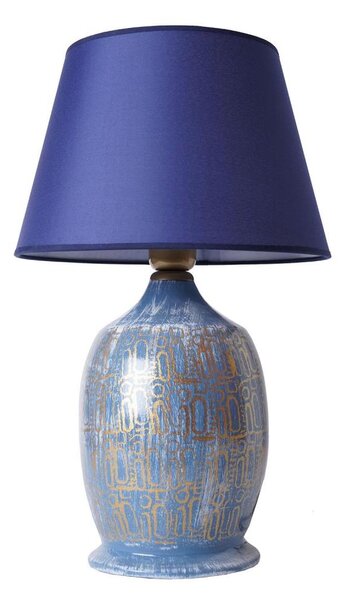 Stolná lampa RAMZES 1xE27/40W/230V modrá