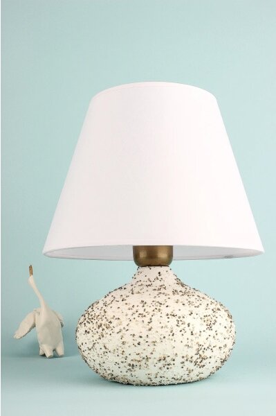 Stolná lampa RAMZES 1xE27/40W/230V biela